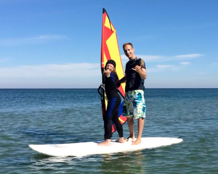 Wassersport-Assistent Windsurflehrer Ostsee