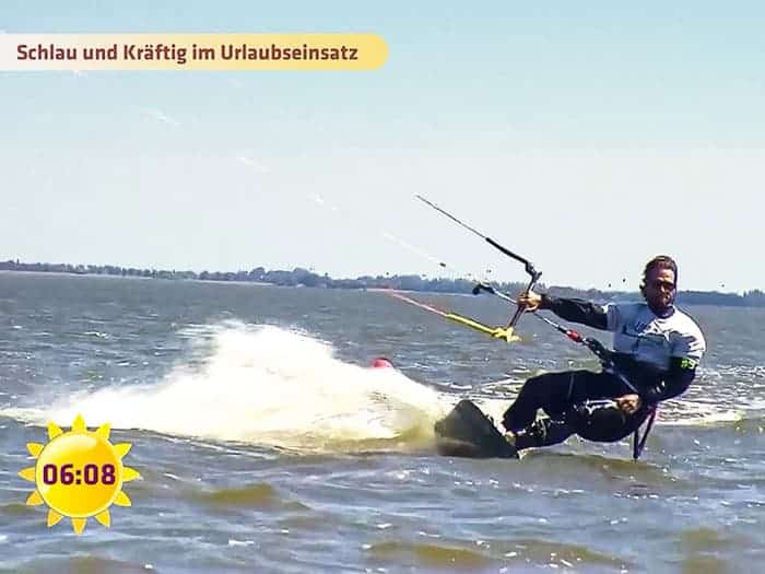 Kitesurfen Ostsee Sat1 Frühstücksfernsehen